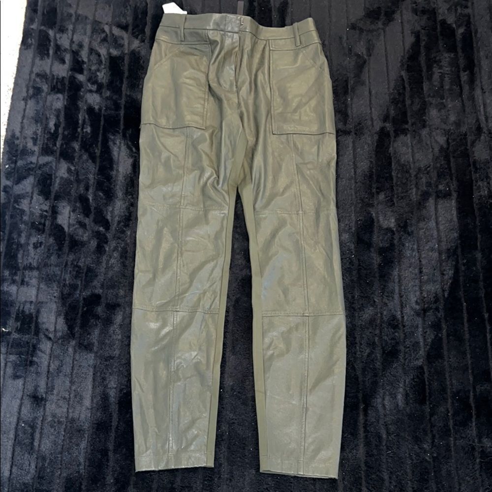 BCBGMAXAZRIA Women’s Olive Green Riding  Pants